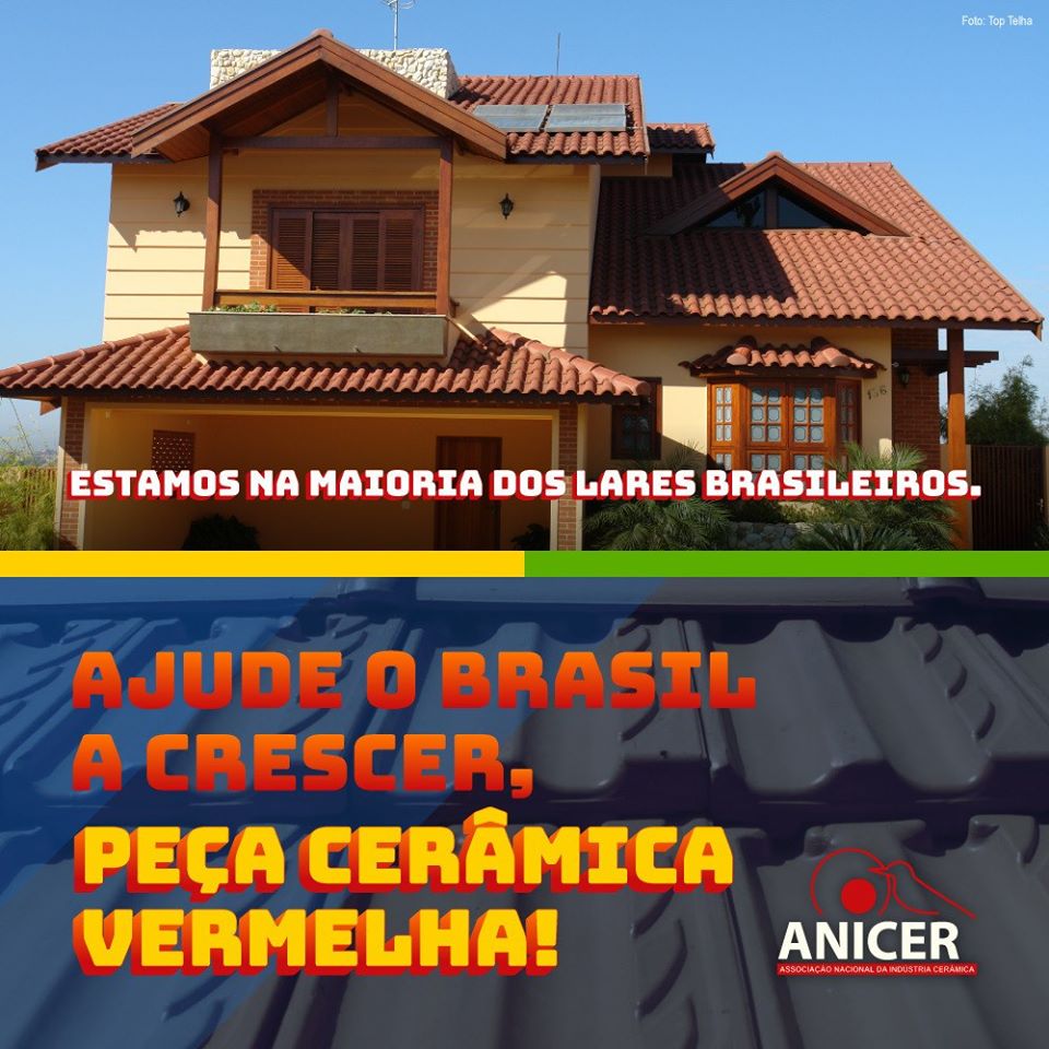 A ANICER LANÇOU UMA NOVA CAMPANHA – AJUDE O BRASIL A CRESCER, PEÇA CERÂMICA VERMELHA!!!